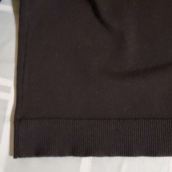 Cozy Casual woman mock neck sweater 3x black - Picture 4 of 5